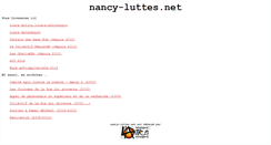 Desktop Screenshot of nancy-luttes.net